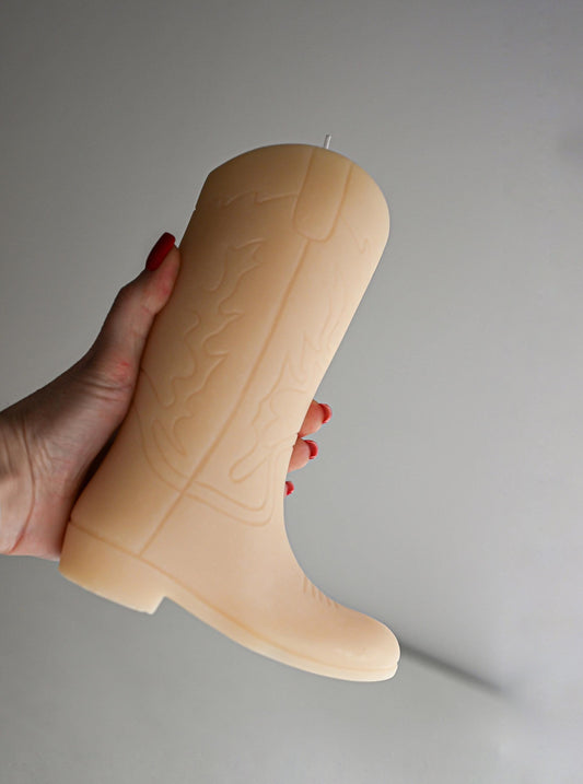 Cowboy Boot Candle, Texas Style: Natural Soy Wax